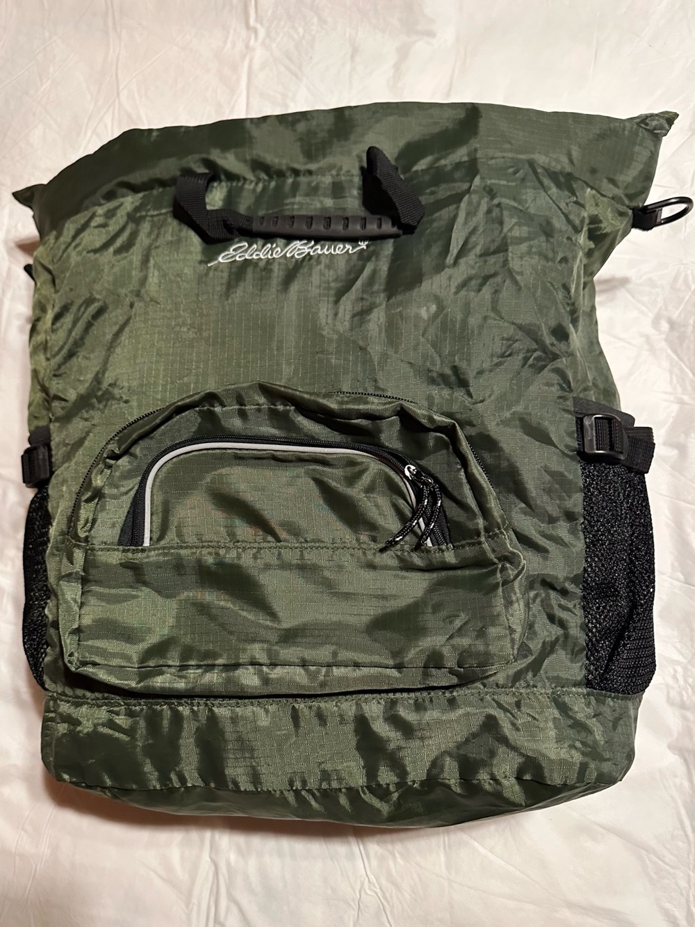 Eddie Bauer Olive Green Packable Men's Backpack